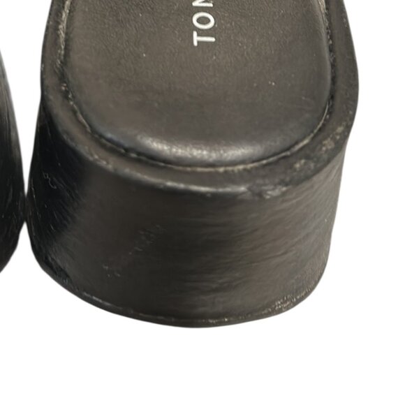 Tommy Hilfiger Chunky Platform Y2K Black Mules - Picture 7 of 12